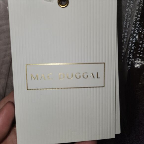 Ieena for Mac Duggal 68302 One Sleeve Tulip Hem Dress SIZE 4 NWT Retail $358 - Picture 6 of 7